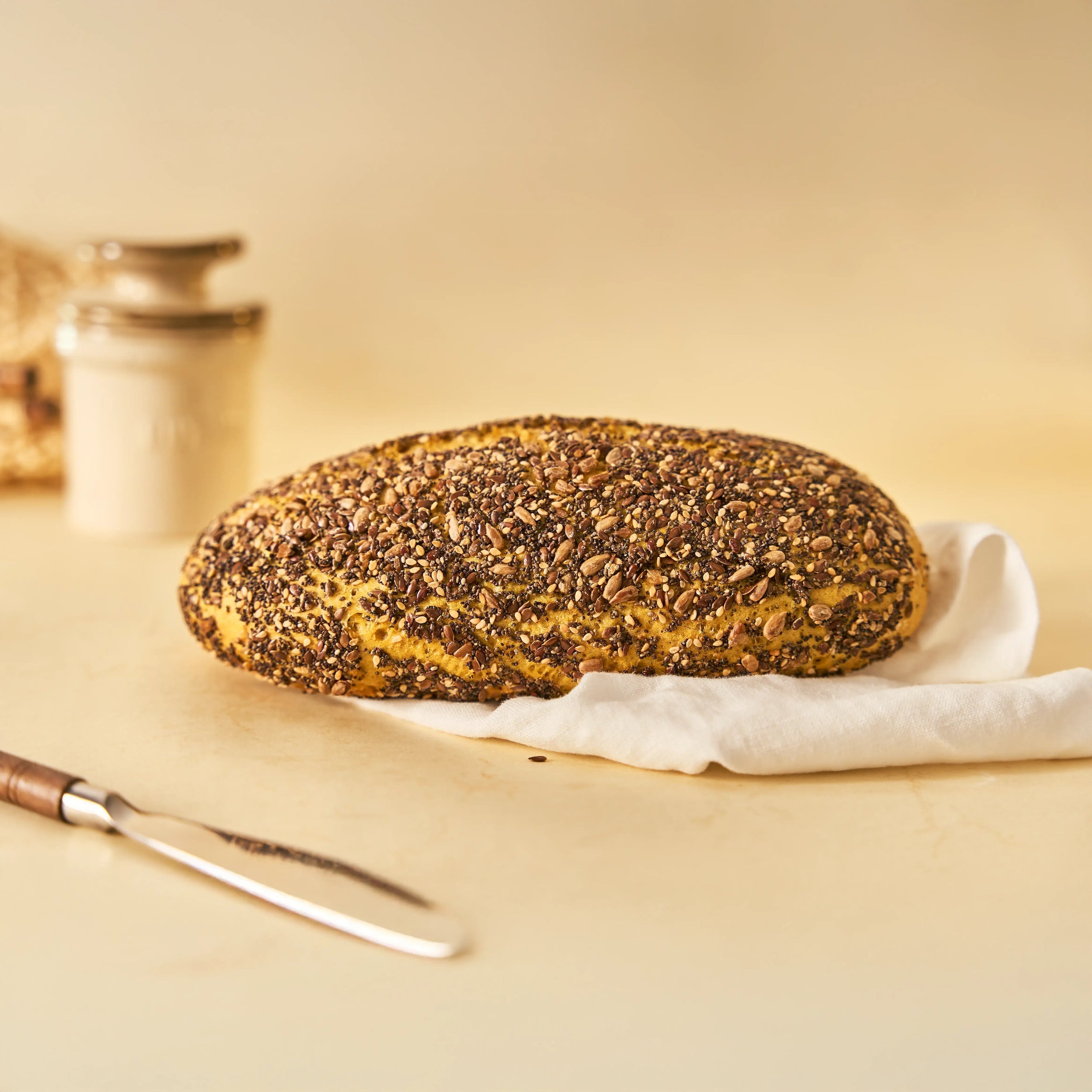 Pan de cúrcuma y pimienta sin gluten