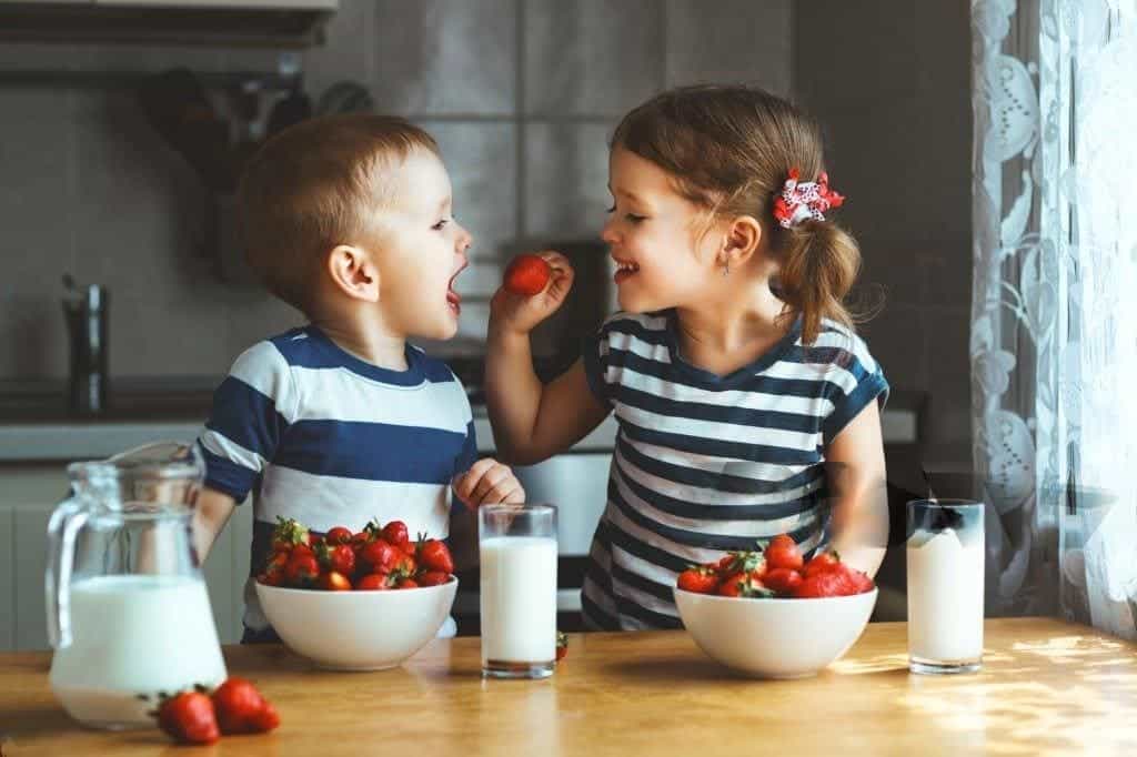 La importancia de la buena alimentación en niños