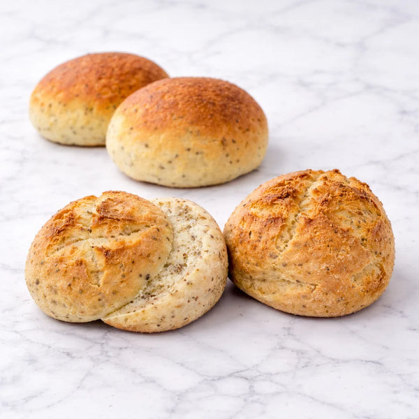 panecillos keto sin gluten 2-sabores