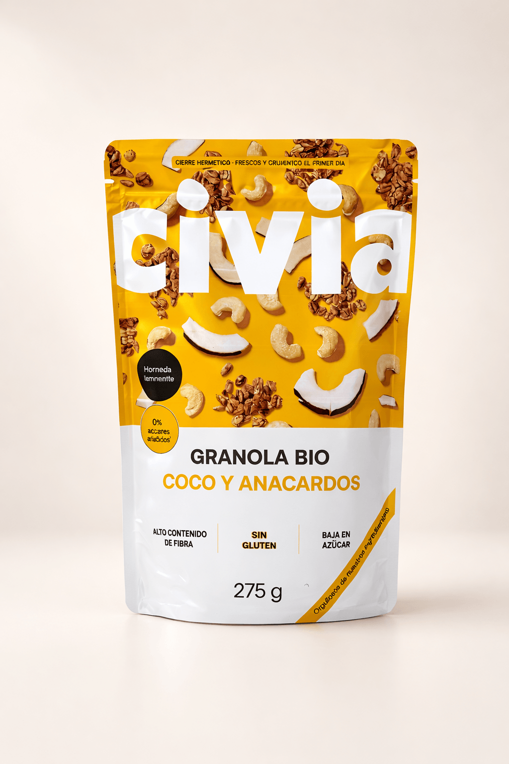 Cereales Granola Coco y Anacardos Bio