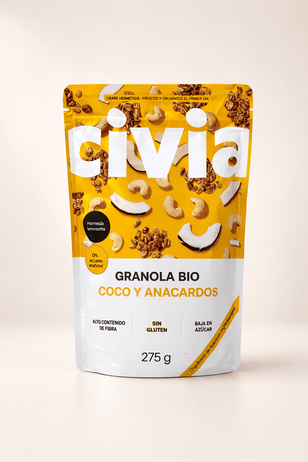Cereales Granola Coco y Anacardos Bio