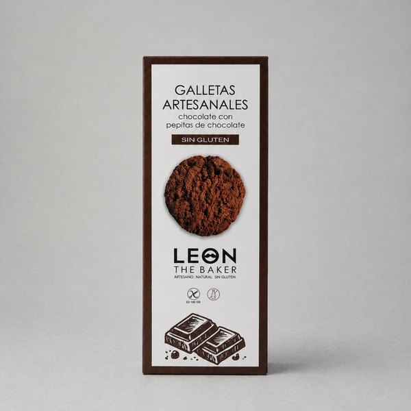 Galletas Artesanales Chocolate con pepitas de chocolate.