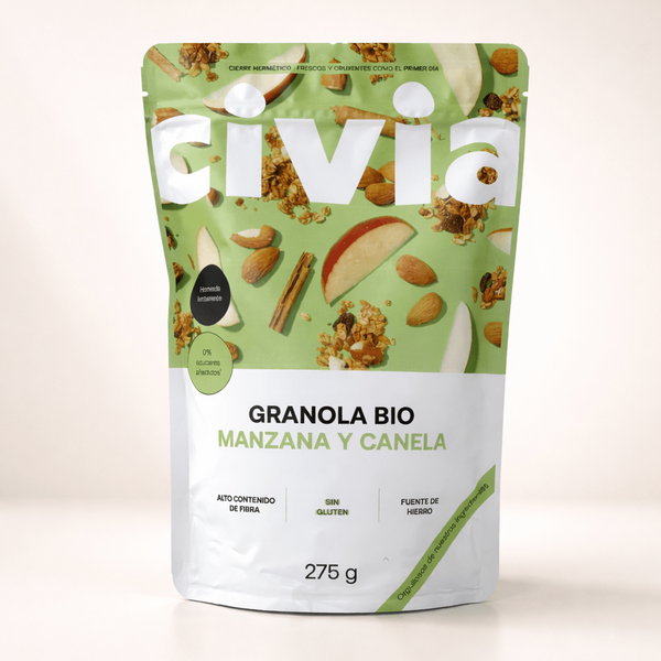 Cereales Granola Manzana y Canela Bio