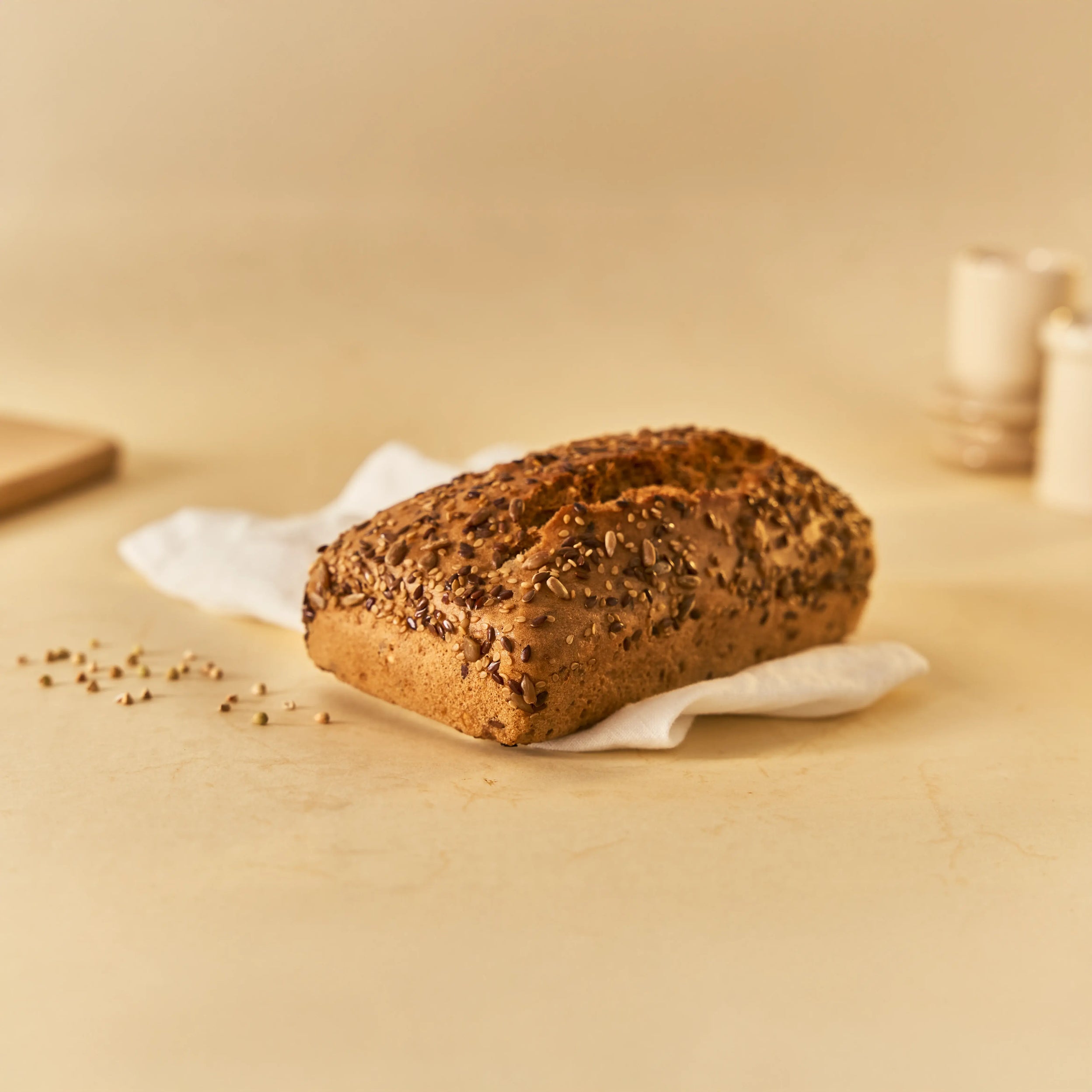 Pan de molde 100% Sarraceno y Kombucha Ingr. Ec.