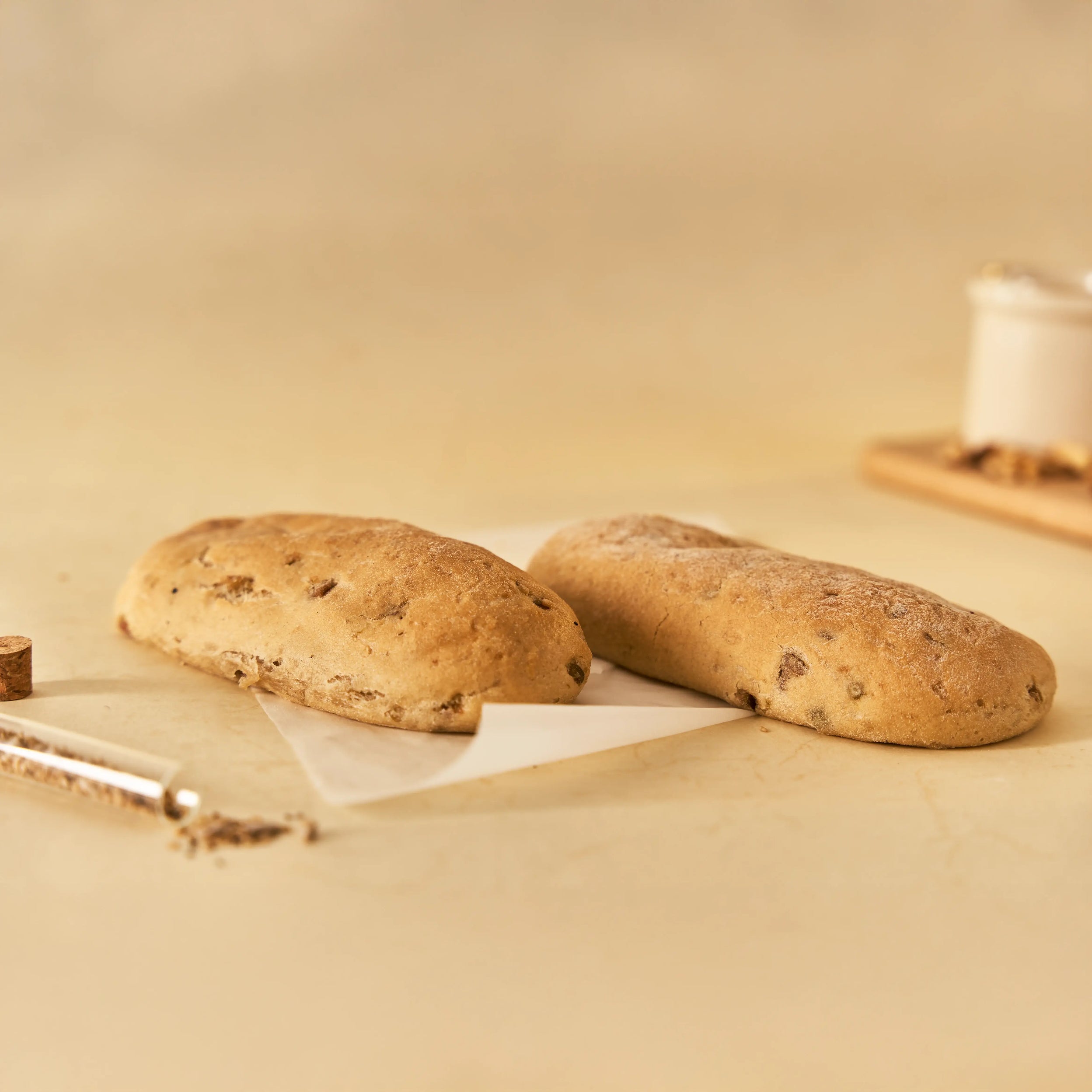 Ciabatta de aceitunas (2 uds)