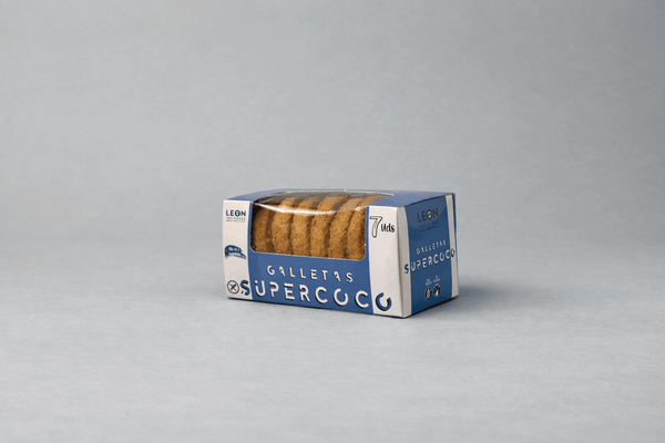 Galletas Supercoco sin azúcar. (7 Ud.)
