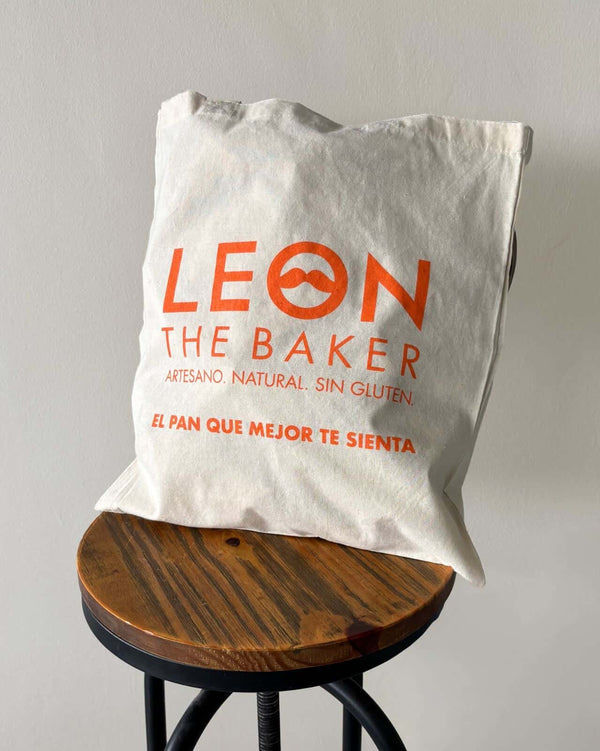 Tote bag Leon The Baker naranja