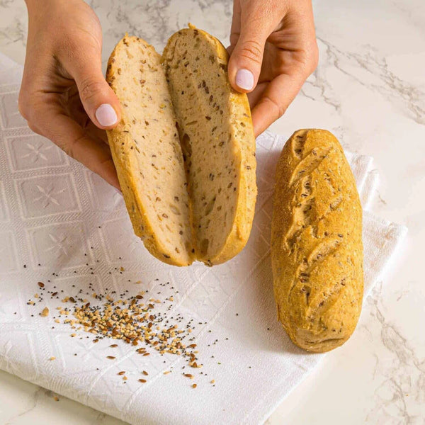 barritas pan  integral con semillas de lino, sesamo y girasol