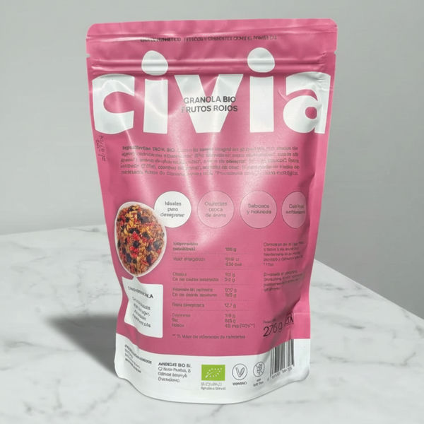 cereales granola bio frutos rojos civia
