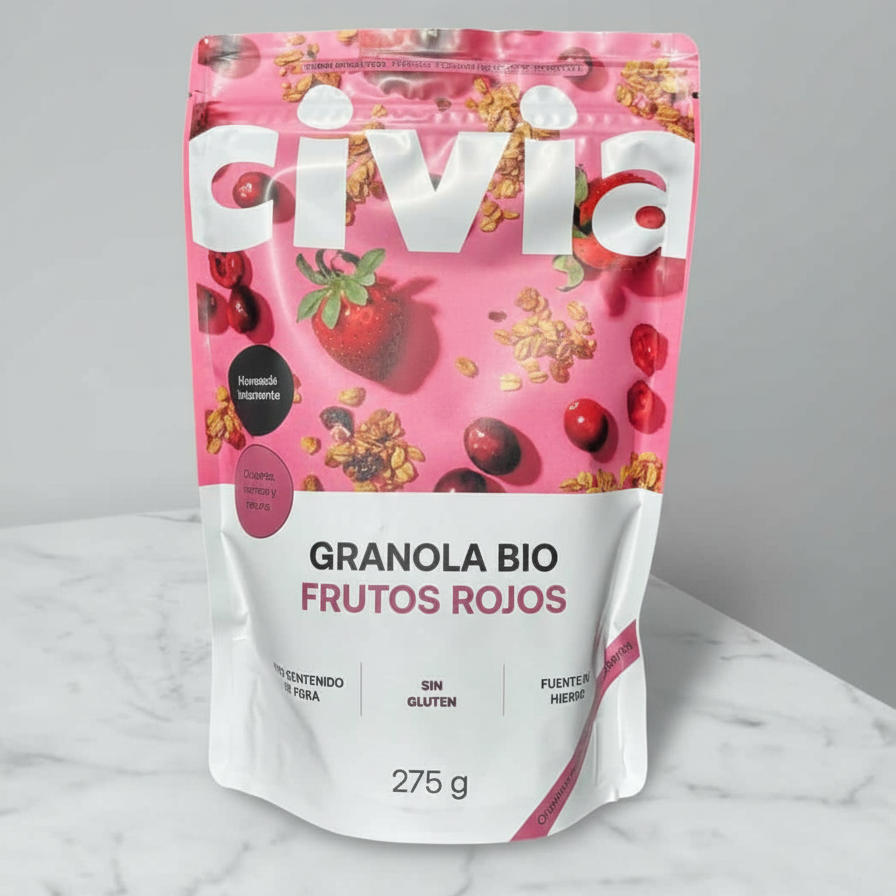 Cereales Granola Frutos Rojos Bio