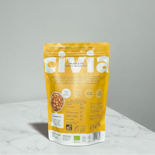 Cereales Granola Coco y Anacardos Bio