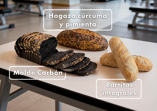 pack pan vuelta gimnasio