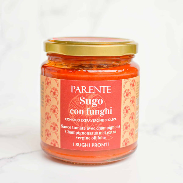 salsa con champiñones