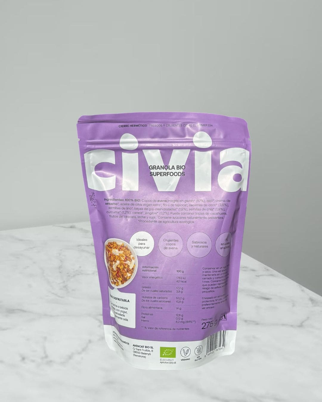 Cereales Granola Superfoods Bio - Imagen 2